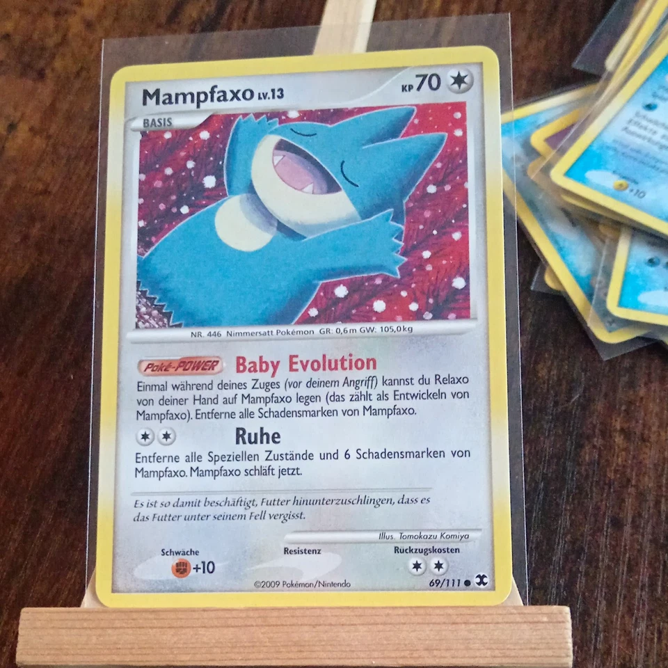 Mampfaxo KP 70,69/111,Common,Platin,Pokémon TCG,Deutsch,2009,Basisform - Bild 1 von 2