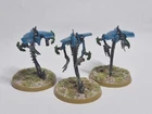 Warhammer 40k Necron Wraiths 3x Metal Model OOP Assembled & Painted