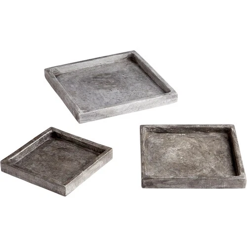 Cyan Design 10596 Gryphon Grey Tray - Picture 2 of 2