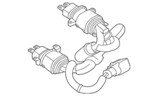 Genuine Nissan Cable Assembly 297A0-5MR0B