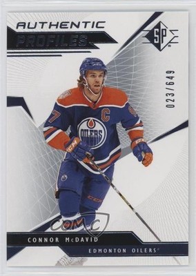 2018-19 SP Authentic Profiles 23/649 Connor McDavid #AP-CM 06xl