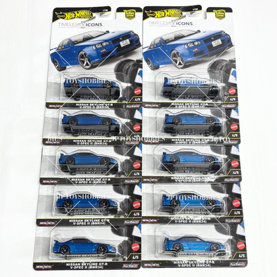 Hot Wheels Timeless Icons Nissan Skyline GT-R V-Spec II (BNR34
