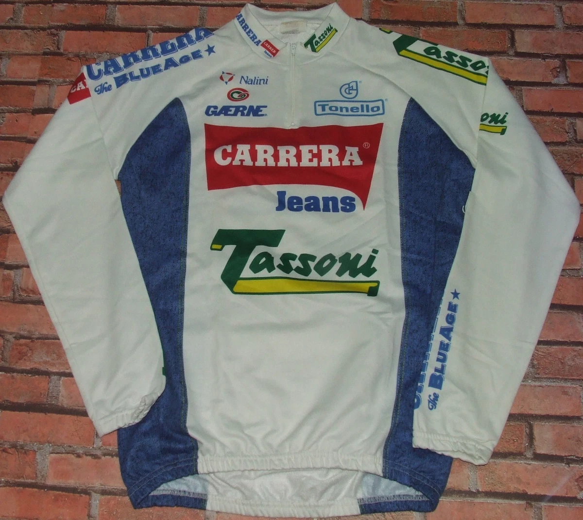 Maillot cycliste CARRERA TASSONI Tour 1995 maglia CHIAPPUCCI PANTANI