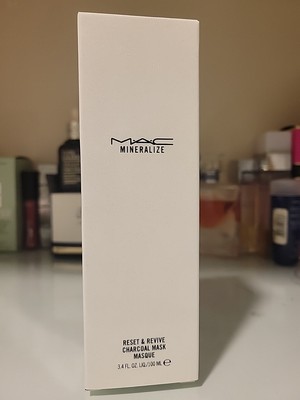 New Authentic MAC Mineralize Reset & Revive Charcoal Mask 3.4 fl oz/100 ml