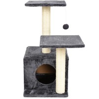 Kratzbaum Spielbaum FüR Katzen 71Cm Katzenbaum Katzenkratzbaum Kletterbaum