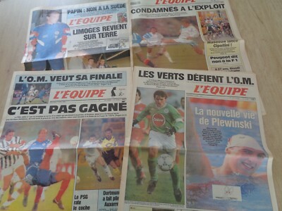   1993 MARSEILLE - OM - 6 N L'Equipe Journal -  