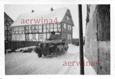 German Panzerwagen Sd. Vehicle 232 Insert Eifel West Wall