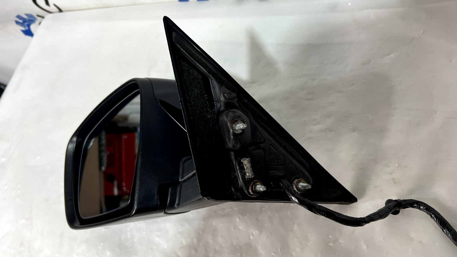 ⭐ 14-17 Maserati Quattro Left Driver Side Door Mirror Glass Assembly White Oem