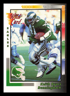 Keith Byars #12 1992 Wild Card Philadelphia Eagles Football