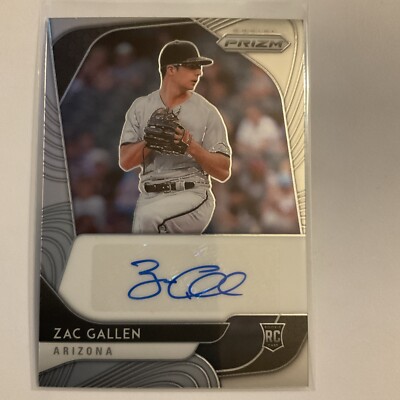 2020 Panini Prizm - Rookie Autographs #RA-ZG Zac Gallen (AU, RC)