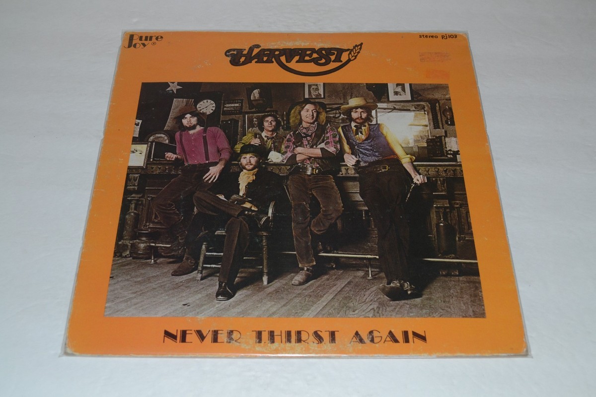Harvest~Never Thirst Again~1976 Pure Joy Records PJ103~Al Perkins