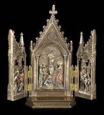 Calvario Altarino Alato - Altare Tavolo Pieghevole Trittico Veronese Icona