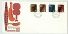 1976 NEW ZEALAND  DEFINITIVE ISSUE FDC  4 STAMPS OF MAORI TOOLS