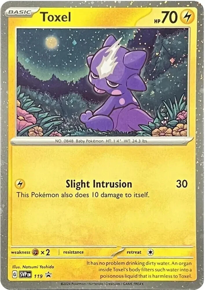 Pokémon TCG - Toxel - 119 - SV: Scarlet & Violet Black Star PROMO Card - NM