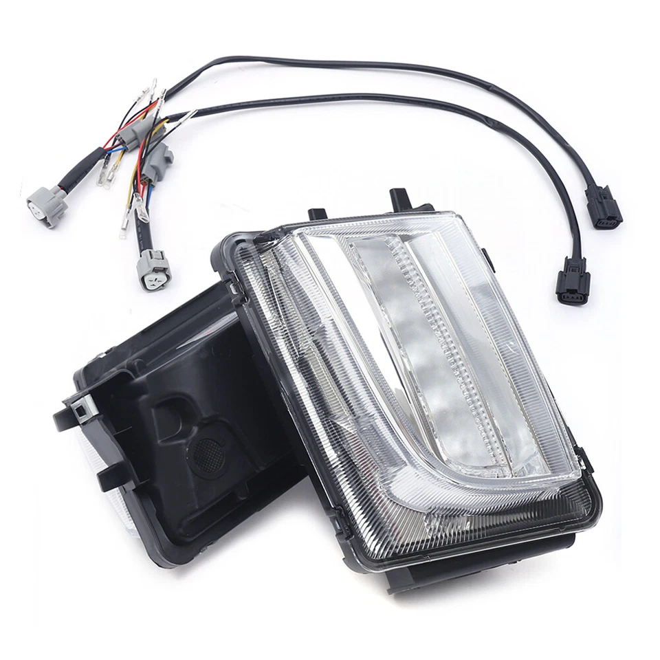 LED Fog Lights Bumper Daytime Running Lamps For Cadillac ATS 2013 2014 2015 2016 - Image 3 of 4