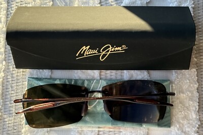 Maui Jim Lighthouse MJ 423 26 Rimless Sunglasses + HCL Bronze