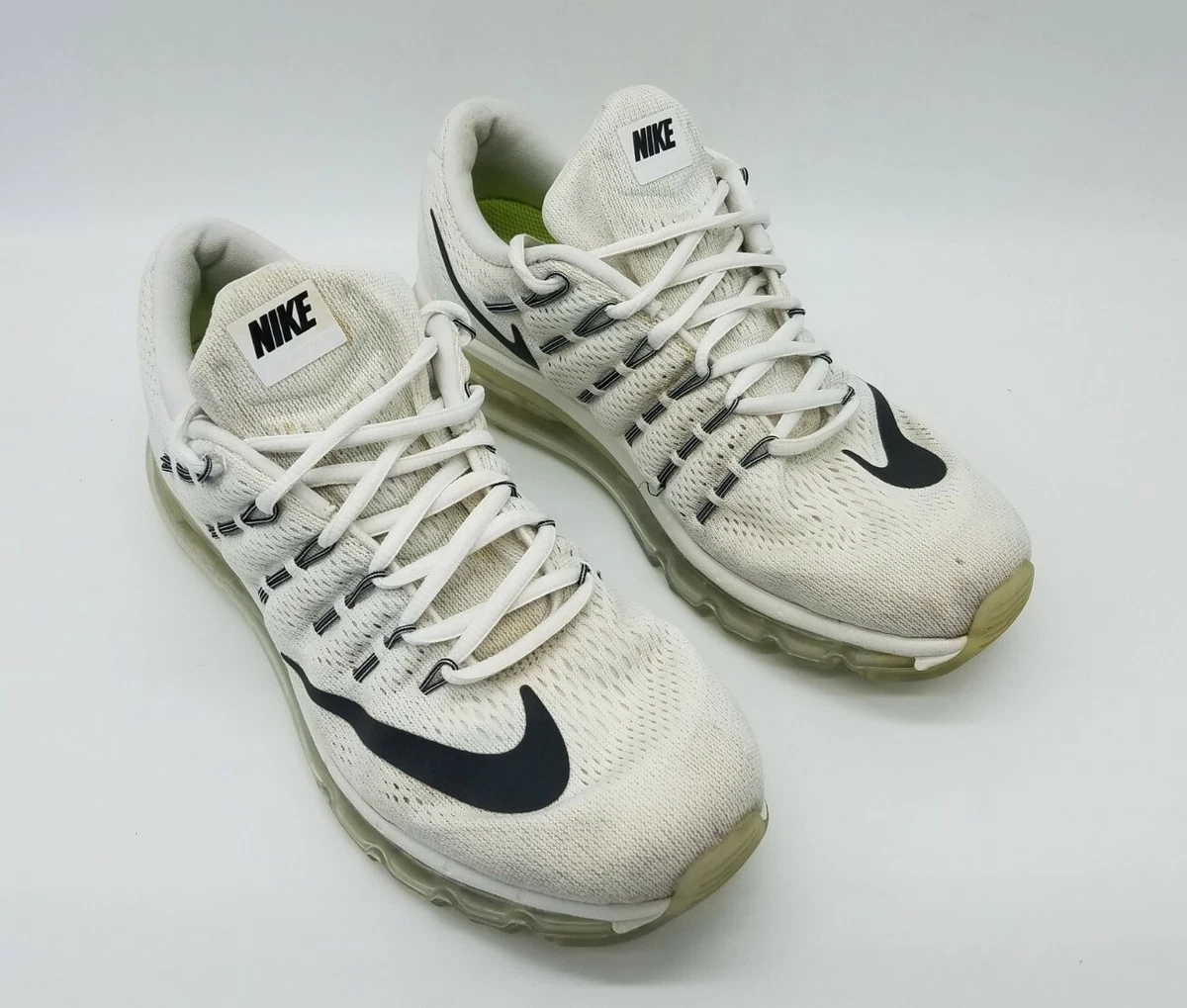 Nike Air Max 2016 Women s Size 9.5 Running Shoes Summit White Black