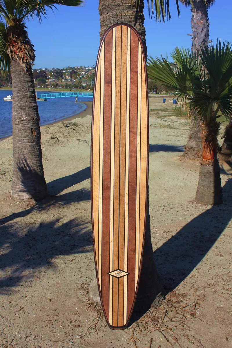 Wood Surfboard Bar Top Wall Decor Hawaiian Surfboard Art eBay
