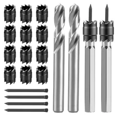 20PCS Double Sided 3/8" Spot Weld Cutter Remover Drill Bit Welder Cut Rotary Kit