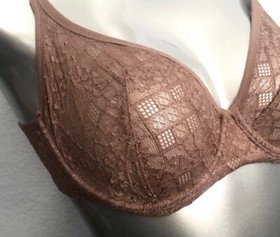 Victoria's Secret Body by Victoria Nwt Brown Unlined VS Demi Bra 34