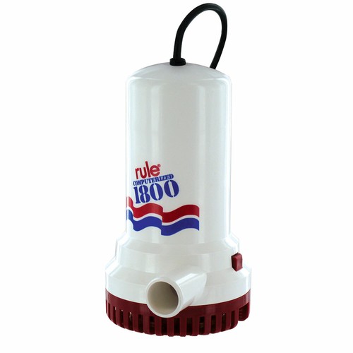 Rule A53S 24ft 1800GHP Automatic Submersible Sump Utility Pump with Hose Adapter - Picture 2 of 4