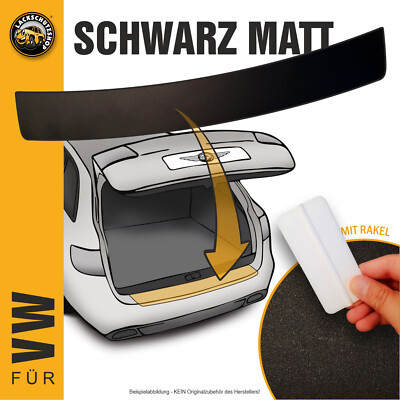 Paint protection film for VW Sharan II 7N from '10 load sill guard film matte black