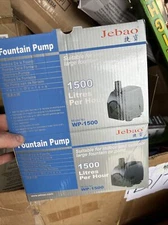 Jebao FA-1500 350GPH Submersible Fountain Pump Powerhead Hydroponic