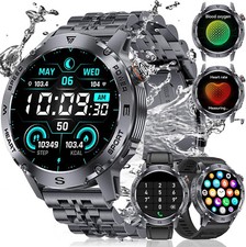 Smartwatch uomo donna con funzione telefono orologio da polso per iPhone Samsung Huawei