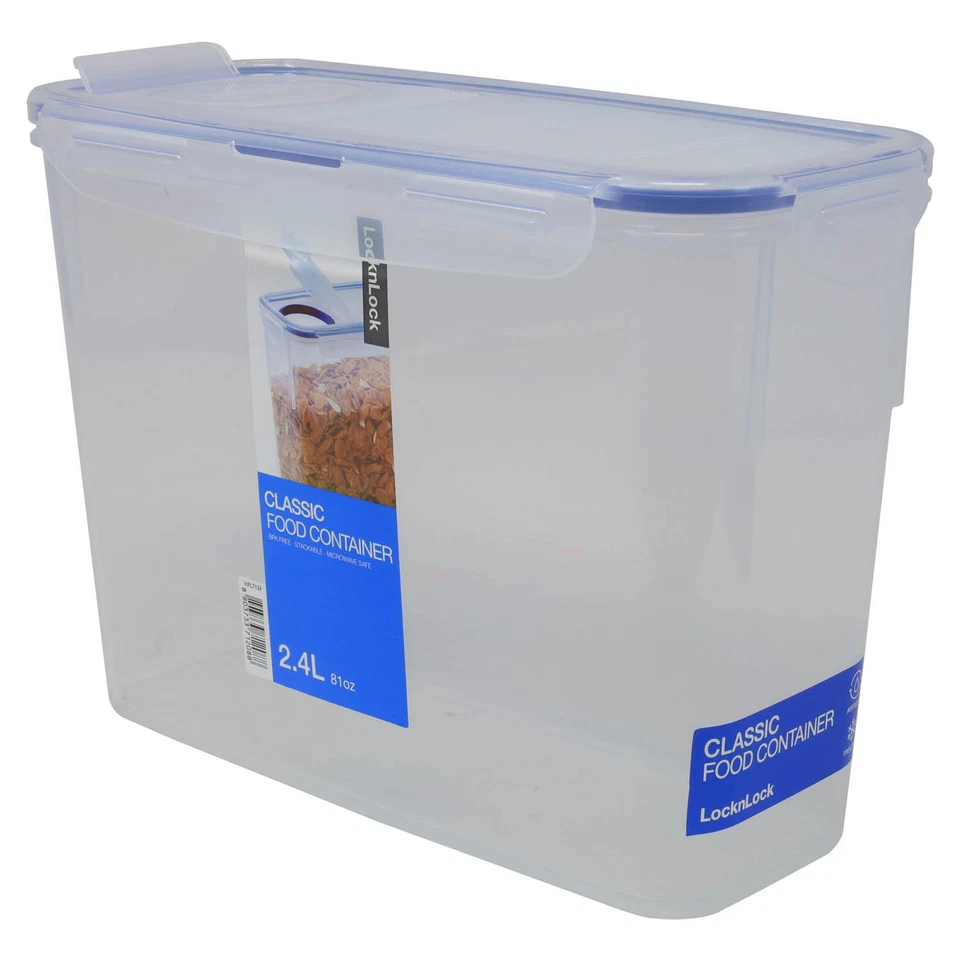 LocknLock 2.4 Litre Flip Top Cereal Dispenser Airtight Container Food Storage - Image 4 of 4