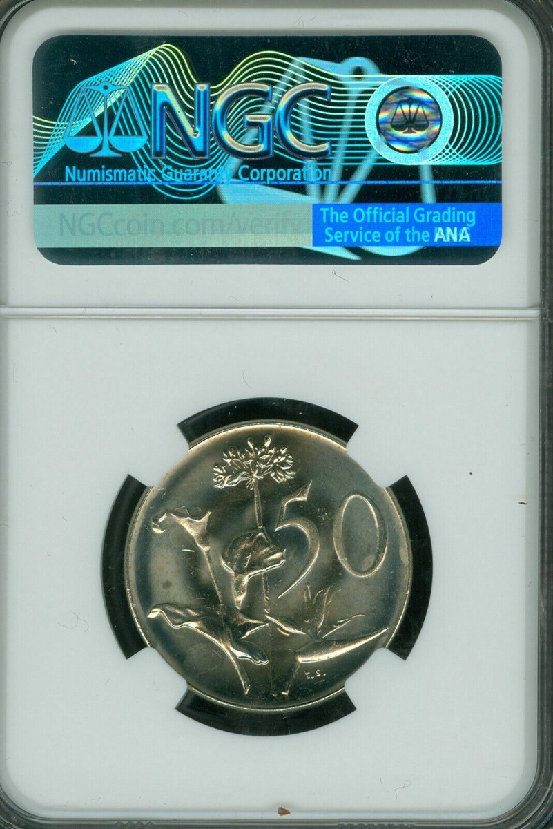1971 SOUTH AFRICA 50 CENTS NGC MS65 MAC SPOTLESS * | eBay
