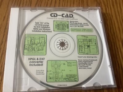 CD CAD 3.7 PC West Coast Consultants