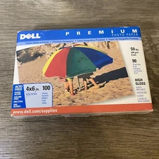 Dell Premium Photo Paper 100 Sheets 4x6in. High Gloss Open Box