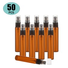 Amber Glass Spray Bottle Essential Oil Atomiser Mist Sprayer Container 10ml UK