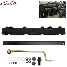 High Fuel Rail Adjustable Fuel Pressure Regulator Black for Honda Civic K Series