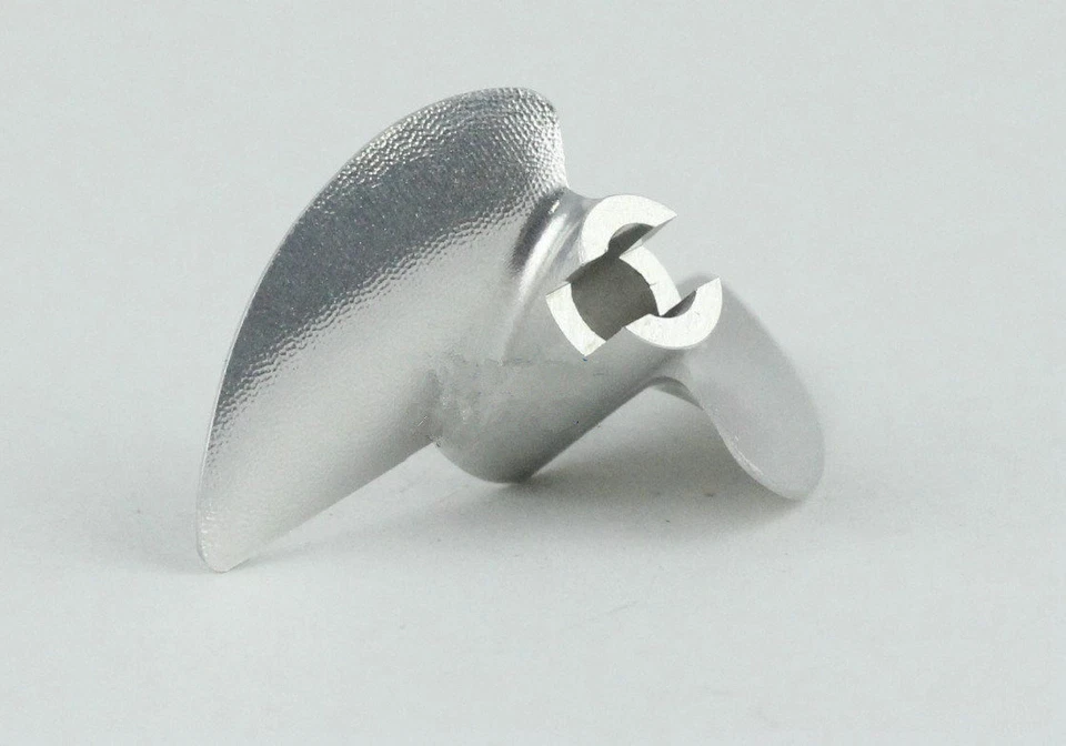 #847 1 par 2 hojas 440 hélice de aluminio diámetro 40 mm para barco de radiocontrol de eje de 3/16" 4,76 mm Foto 4 de 4