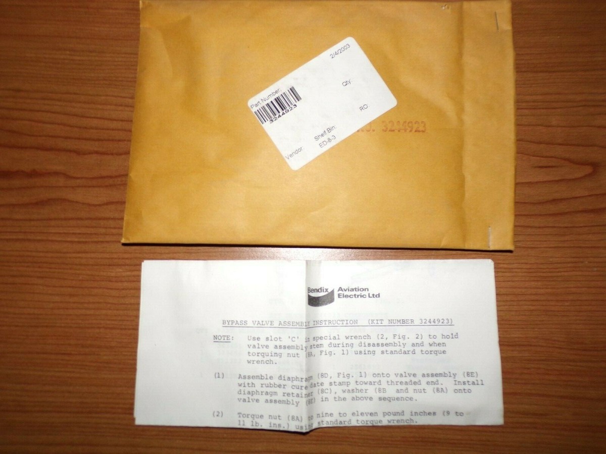 Bendix Bypass Valve Kit 3244923 | eBay