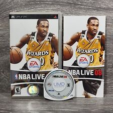 Sony Playstation PSP NBA Live 08 Video Game Basketball Complete Manual CIB READ!