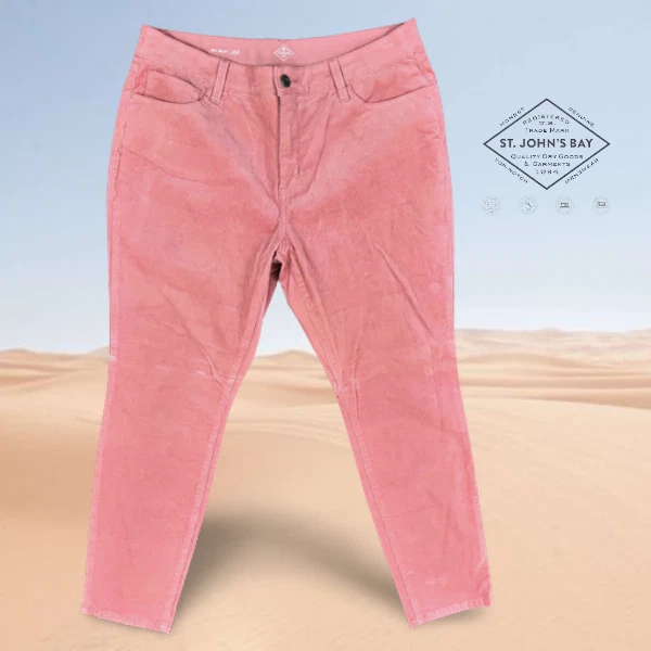 St john's bay corduroy pants sale womens