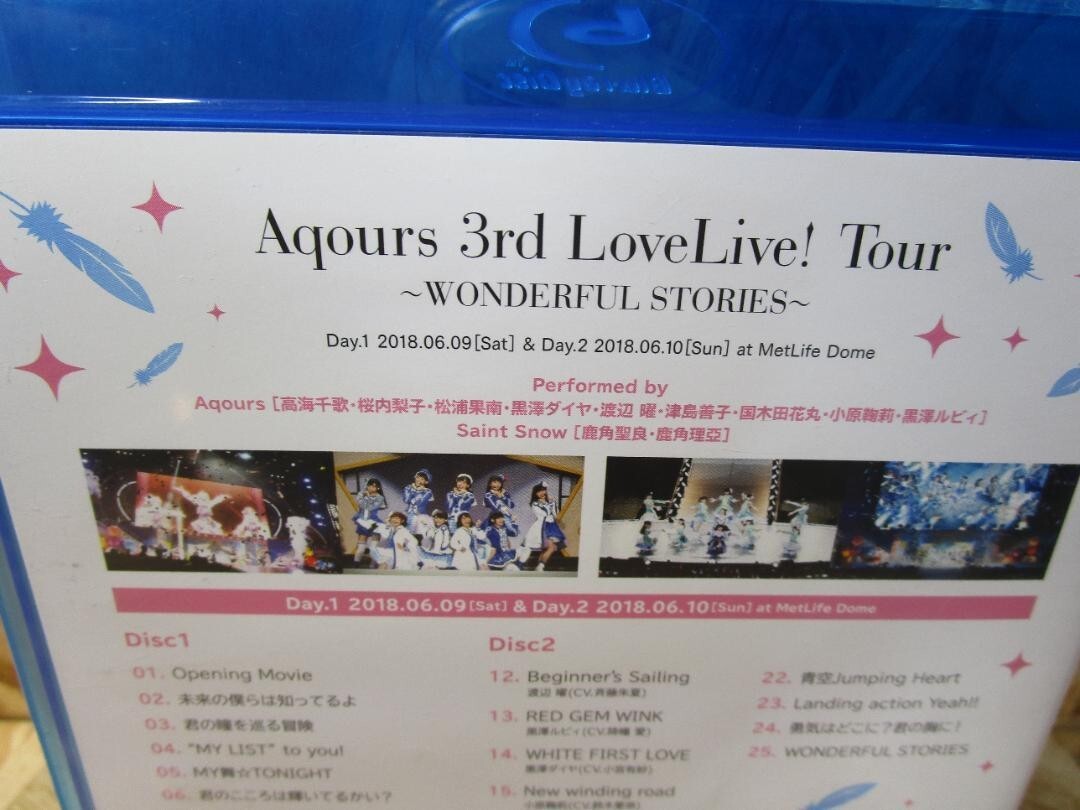 Love Live Sunshine Aqours 3rd LoveLive Tour WONDERFUL STORIES Blu