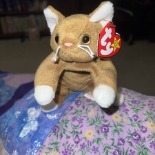TY Beanie Baby 1993 Nip The Cat - 4003 Tag Errors Rare PVC Pellets MINT New