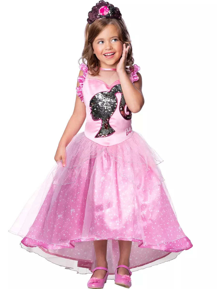 THE ICONIC EXCLUSIVE Silhouette Barbie Flounce Dress - Kids by Rock Your  Kid Online | THE ICONIC | Australia