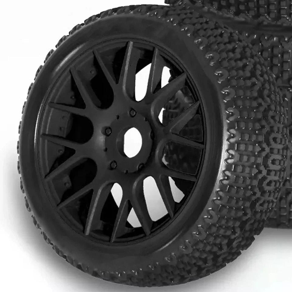4x 17mm Hex TIRES & Wheels For 1/8 RC ARRMA Typhon Talion Traxxas HPI HSP Losi - Image 4 of 4