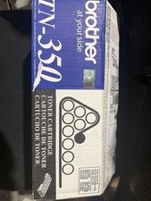 Genuine Brother TN-350 Black Toner Cartridge New Sealed Bag, Open Box OEM
