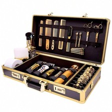 Professional Barber Supplies Case Portable Hair Stylist Organizer Carry Storage