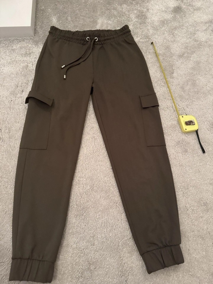 Next Khaki 8  Petite Combat Trousers