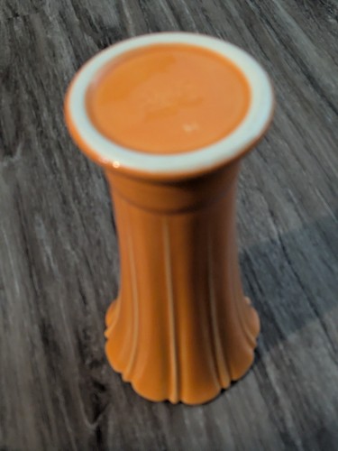 Fiesta Orange Flared Flower Vase 9.5" Fiestaware Homer Laughlin - Picture 12 of 18