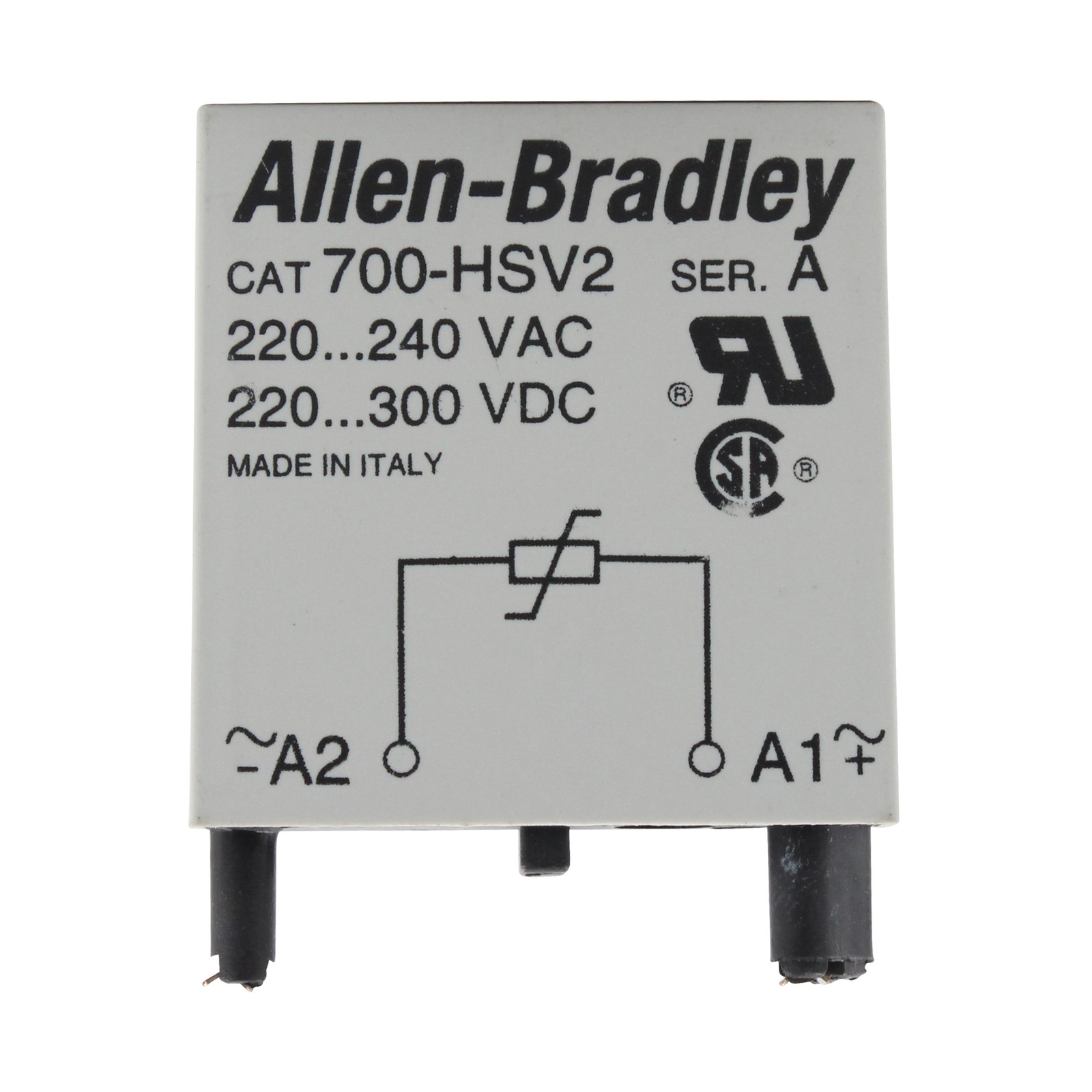 ALLEN BRADLEY 700-HSV2 SURGE SUPPRESSOR MODULE, SERIES-A, 220-240V, 220-300VDC