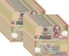 Vietnam 10000 Dong Polymer Mixed Year P 119 UNC LOT 20 PCS 1/5 BUNDLE NR