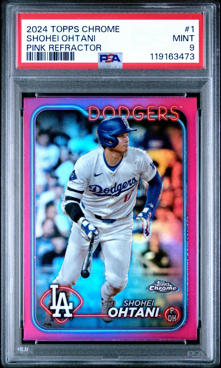 2024 Topps Chrome - Shohei Ohtani #1 Pink Refractor for sale