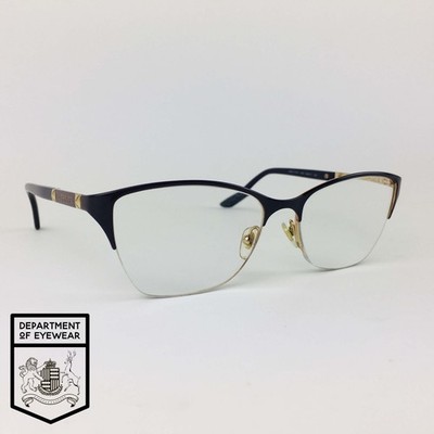VERSACE Brille AUBERGINE CATS EYE Brillengestell MOD: 1218 1345